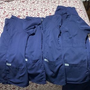(3 sets) Grey’s Anatomy Navy Blue XS scrub lot
